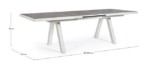 Bizzotto - TAVOLO ALL.KRION 205-265X103 LUNAR - immagine 3