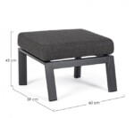 Bizzotto - OTTOMAN C-C KLEDI ANTRACITE JX55 - immagine 4