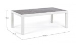 Bizzotto - TAVOLINO KLEDI 120X70 LUNAR - immagine 2