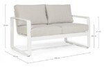 Bizzotto - DIVANO 2P C-C MERRIGAN BIANCO YK11 - immagine 3