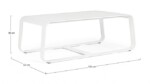 Bizzotto - TAVOLINO MERRIGAN 105X62 BIANCO YK11 - immagine 3