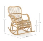 Bizzotto - POLTRONA DONDOLO CASIMIRA NATURALE - immagine 2