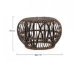 Bizzotto - TAVOLINO-POUF DORADAL CROCO - immagine 2