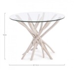 Bizzotto - TAVOLO C-VT SAHEL TO 110X110 - immagine 2