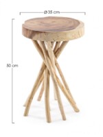 Bizzotto - TAVOLINO SOLIDAD 35X35 - immagine 2