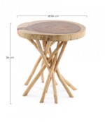 Bizzotto - TAVOLINO SOLIDAD 56X56 - immagine 2