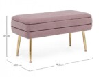 Bizzotto - PANCA CONT. PAVLINA MAUVE - immagine 2