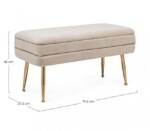 Bizzotto - PANCA CONT. PAVLINA BEIGE - immagine 2