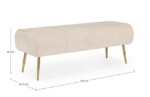 Bizzotto - PANCA 2P SELENA CREMA - immagine 2