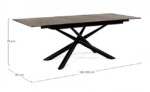 Bizzotto - TAVOLO ALL. SEYFERT 160-220X90 - immagine 3