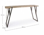 Bizzotto - TAVOLO BAR BLOCKS 200X54 - immagine 2