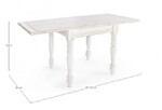 Bizzotto - TAVOLO COLETTE ALLUNG. 80-160X80 - immagine 4