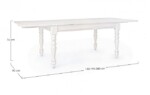 Bizzotto - TAVOLO COLETTE ALLUNG 150-240X90 - immagine 2