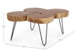 Homemotion - TAVOLINO ORBITAL LOG 90X60 - immagine 2