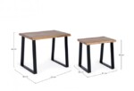Homemotion - SET2 TAVOLINO ARTUR - immagine 2
