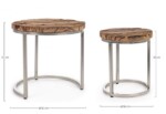 Bizzotto - SET2 TAVOLINO RAFTER ALTO - immagine 2