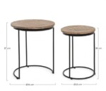 Bizzotto - SET2 TAVOLINO WALTON - immagine 2