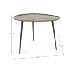 Homemotion - TAVOLINO KARIMA 64X72 - immagine 2