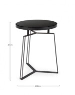 Bizzotto - TAVOLINO ZAIRA NERO D40 - immagine 2