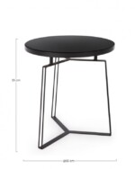Bizzotto - TAVOLINO ZAIRA NERO D50 - immagine 2