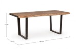 Homemotion - TAVOLO ELMER 180X90 - immagine 2