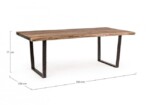 Homemotion - TAVOLO ELMER 220X100 - immagine 2