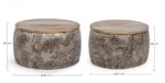 Homemotion - SET2 TAVOLINO KALINDI WOOD - immagine 2