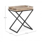 Bizzotto - TAVOLINO TRAY 55X45 - immagine 2