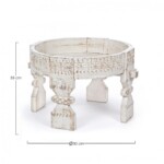 Bizzotto - TAVOLINO YASIR BIANCO D50 - immagine 2