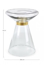 Bizzotto - TAVOLINO AZMIN VT CLEAR D36 - immagine 2
