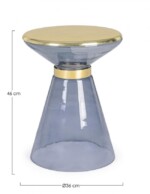 Bizzotto - TAVOLINO MERIEL VT GREY D36 - immagine 2