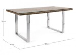 Homemotion - TAVOLO C-V STANTON 180X90 - immagine 2