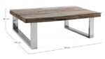 Homemotion - TAVOLINO C-V STANTON 100X100 - immagine 2