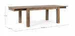 Bizzotto - TAVOLO ALL. SALFORD 160-260X100 - immagine 3