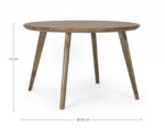 Bizzotto - TAVOLO SYLVESTER D120 - immagine 2