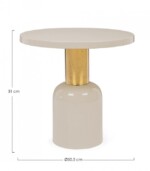 Bizzotto - TAVOLINO NALIMA CREMA D50.5 - immagine 2