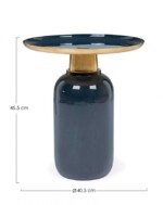 Bizzotto - TAVOLINO NALIMA BLU D40.5 - immagine 2
