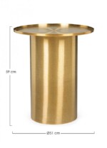 Bizzotto - TAVOLINO KALPITA GOLD D51 - immagine 2