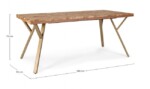 Homemotion - TAVOLO RAIDA 180X90 - immagine 2