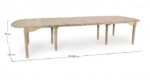 Homemotion - TAVOLO ALL.BEDFORD 152-382X120 - immagine 3