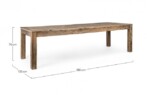 Homemotion - TAVOLO KAILY 280X100 - immagine 2
