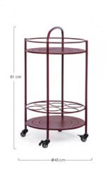 Yes - CARRELLO C-P. BOTTIGLIE BURTON BORDEAUX - immagine 3