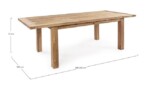 Bizzotto - TAVOLO BOUNTY ALLUNG.180-250 TEAK RICIC. - immagine 3