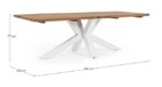 Homemotion - TAVOLO RAMSEY 240X100 BIANCO PM01 - immagine 2