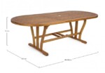 Yes - TAVOLO NOEMI OV ALL. 180-240X100 - immagine 2