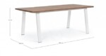 Bizzotto - TAVOLO OSLO BIA-NAT 200X100 - FSC - immagine 2