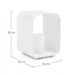 Bizzotto - LAMPADA LED C-P. RIDLEY BIANCA YK11 H35 - immagine 2