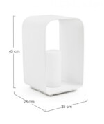Bizzotto - LAMPADA LED C-P. RIDLEY BIANCA YK11 H45 - immagine 2