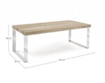 Bizzotto - TAVOLINO KENYA RETT 100X50 - immagine 2