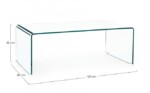 Bizzotto - TAVOLINO IRIDE RETT VT 120X60 - immagine 2